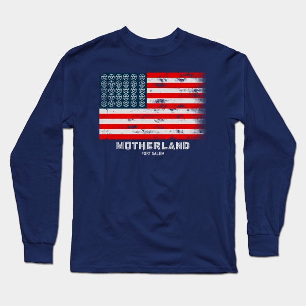 MOTHERLAND: FORT SALEM Long Sleeve T-Shirt by ROBZILLA